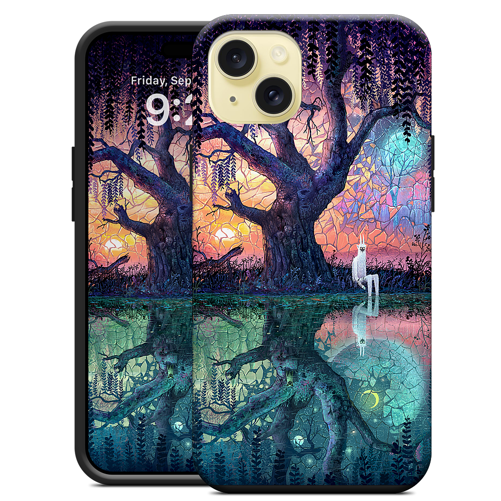 On the Banks of Broken Worlds iPhone Case