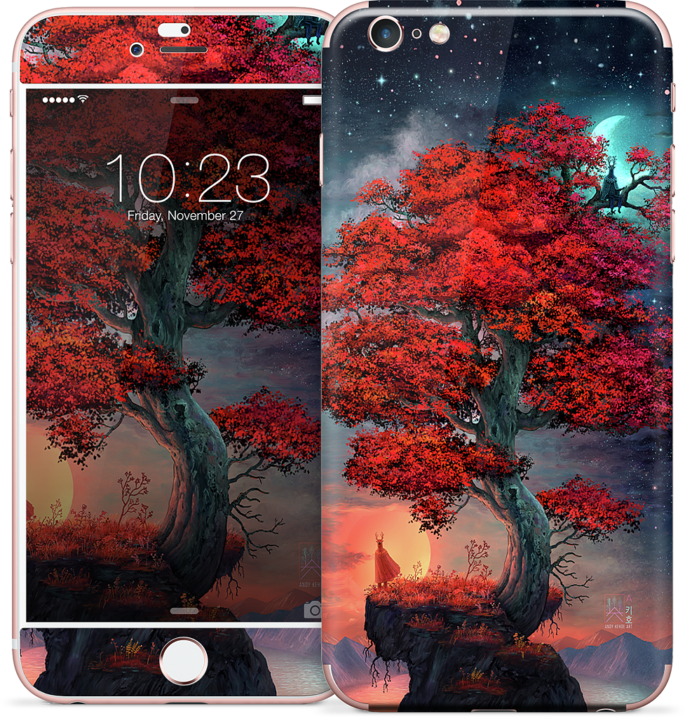 Light & Dark in Equal Parts iPhone Skin