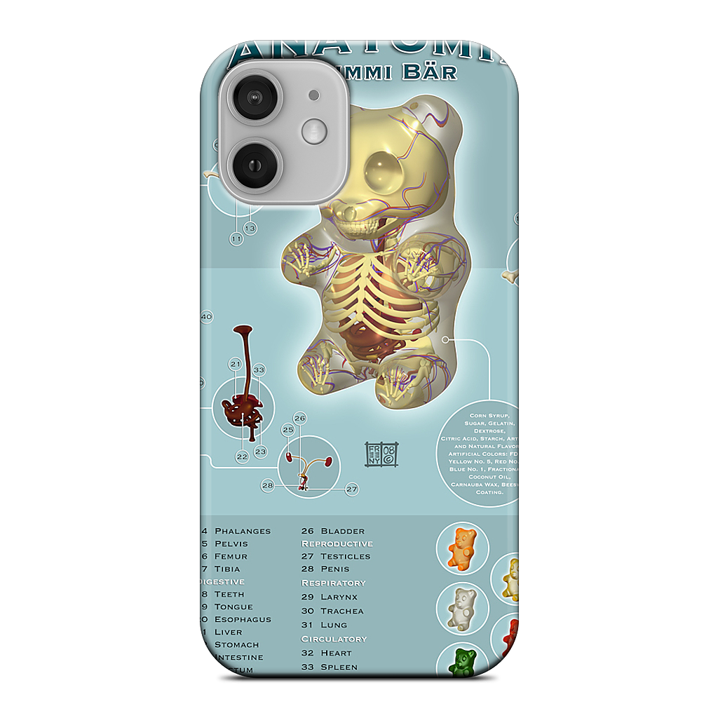 Gummi Anatomie iPhone Case