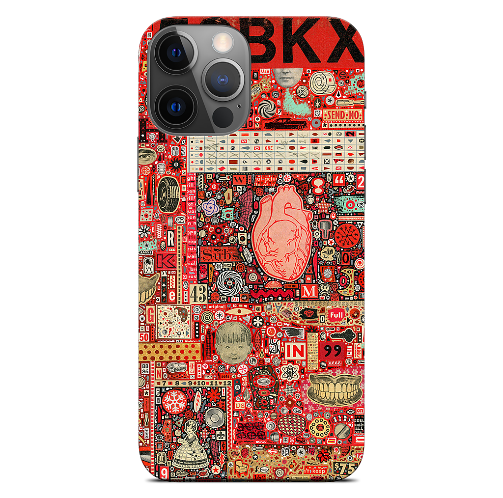 Big Numbers - Heart and Teeth iPhone Skin