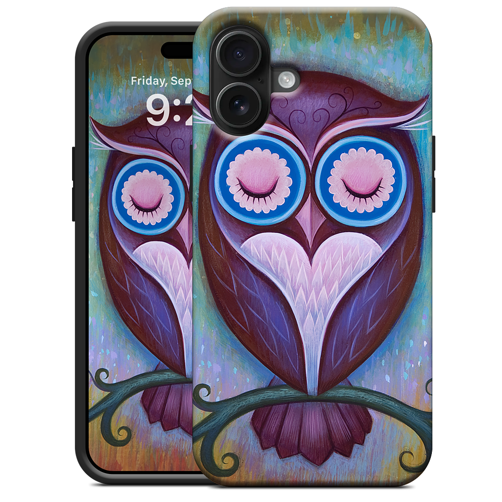 Sleepy Owl iPhone Case