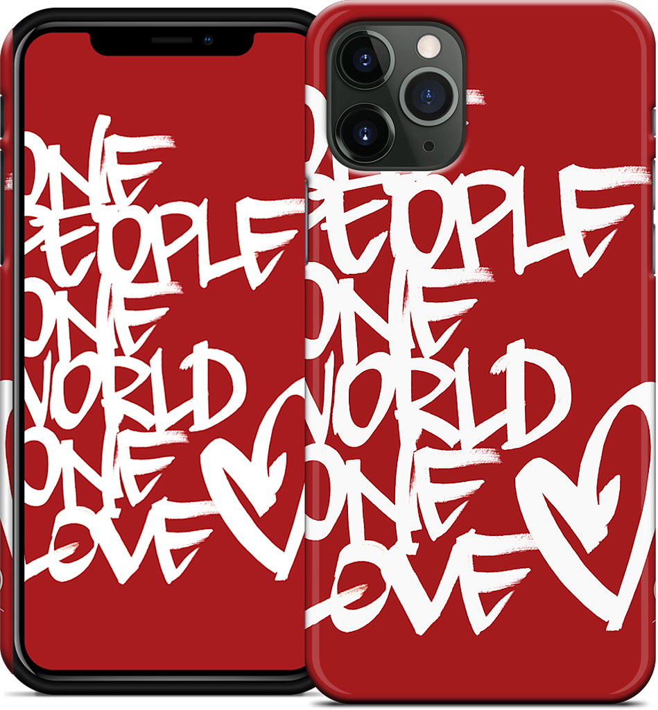 One People, One World, One Love iPhone Case