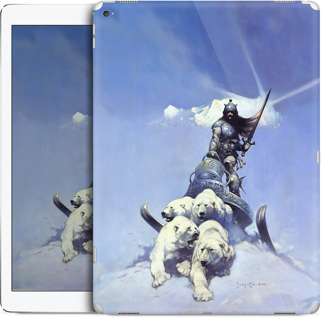 Silver Warrior iPad Skin