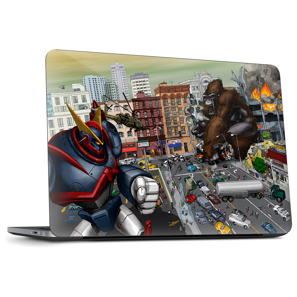 War Of The Monsters Dell Laptop Skin