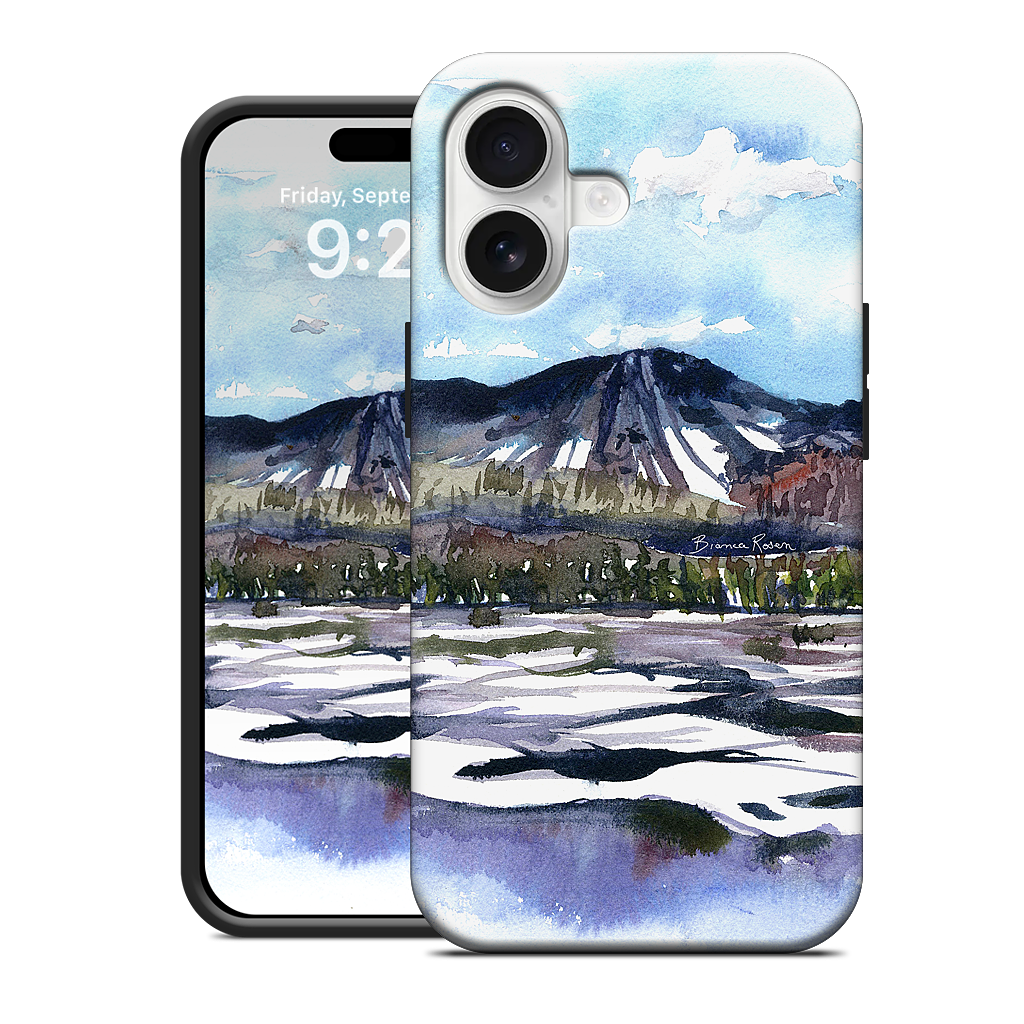 Ski Mountain iPhone Case