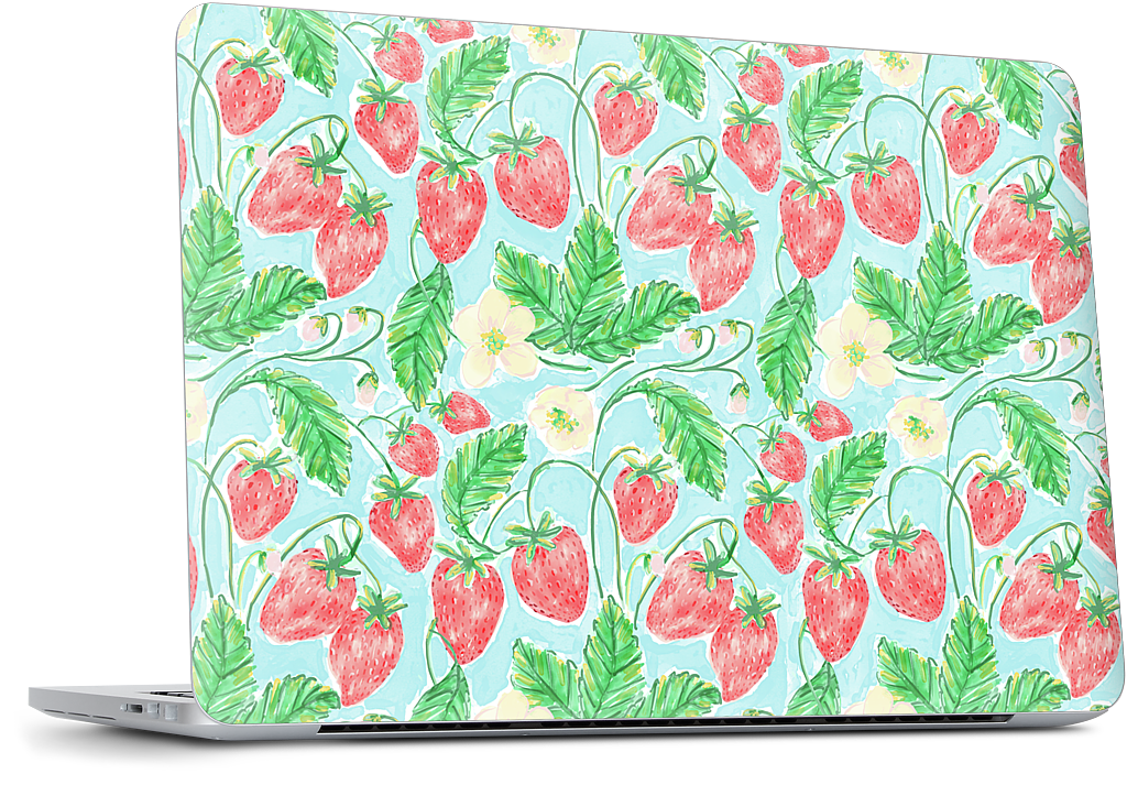 Wild Strawberries MacBook Skin