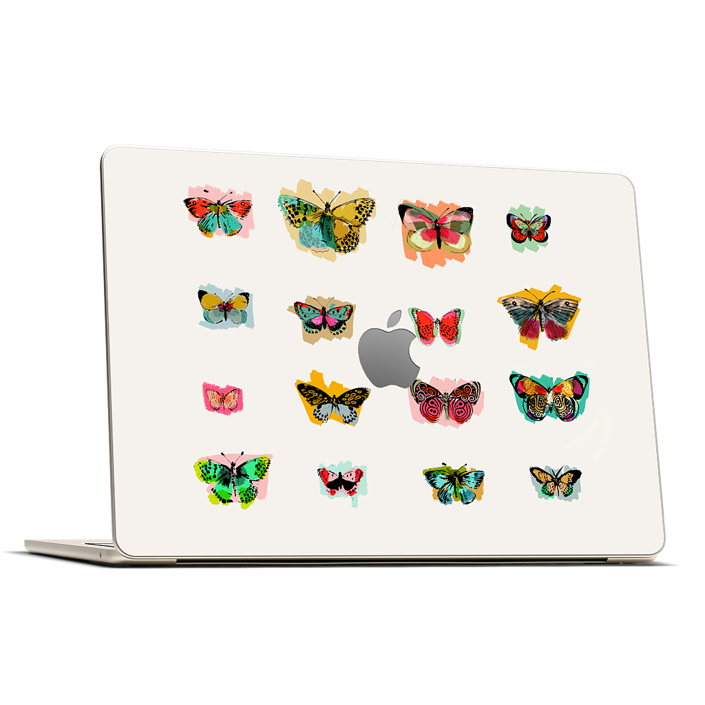 Papillons MacBook Skin