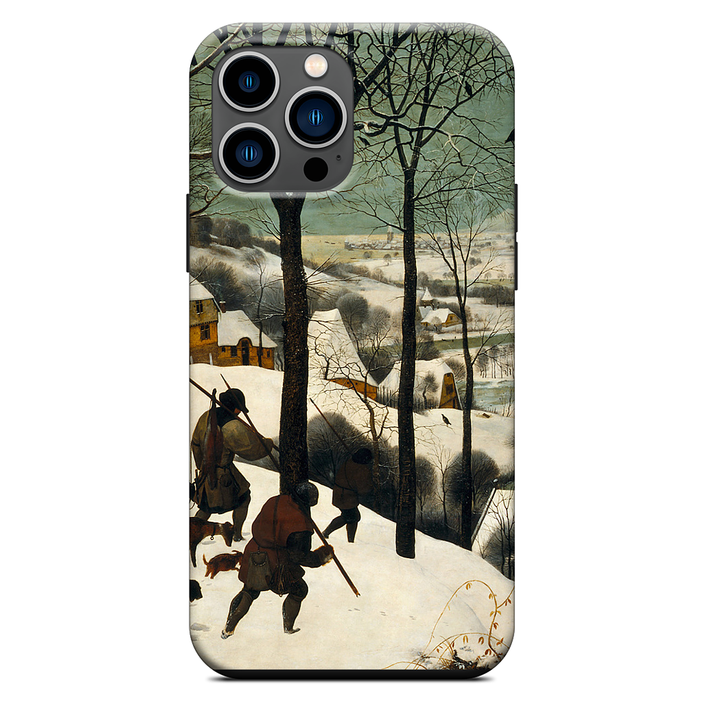 Hunters in the Snow iPhone Case
