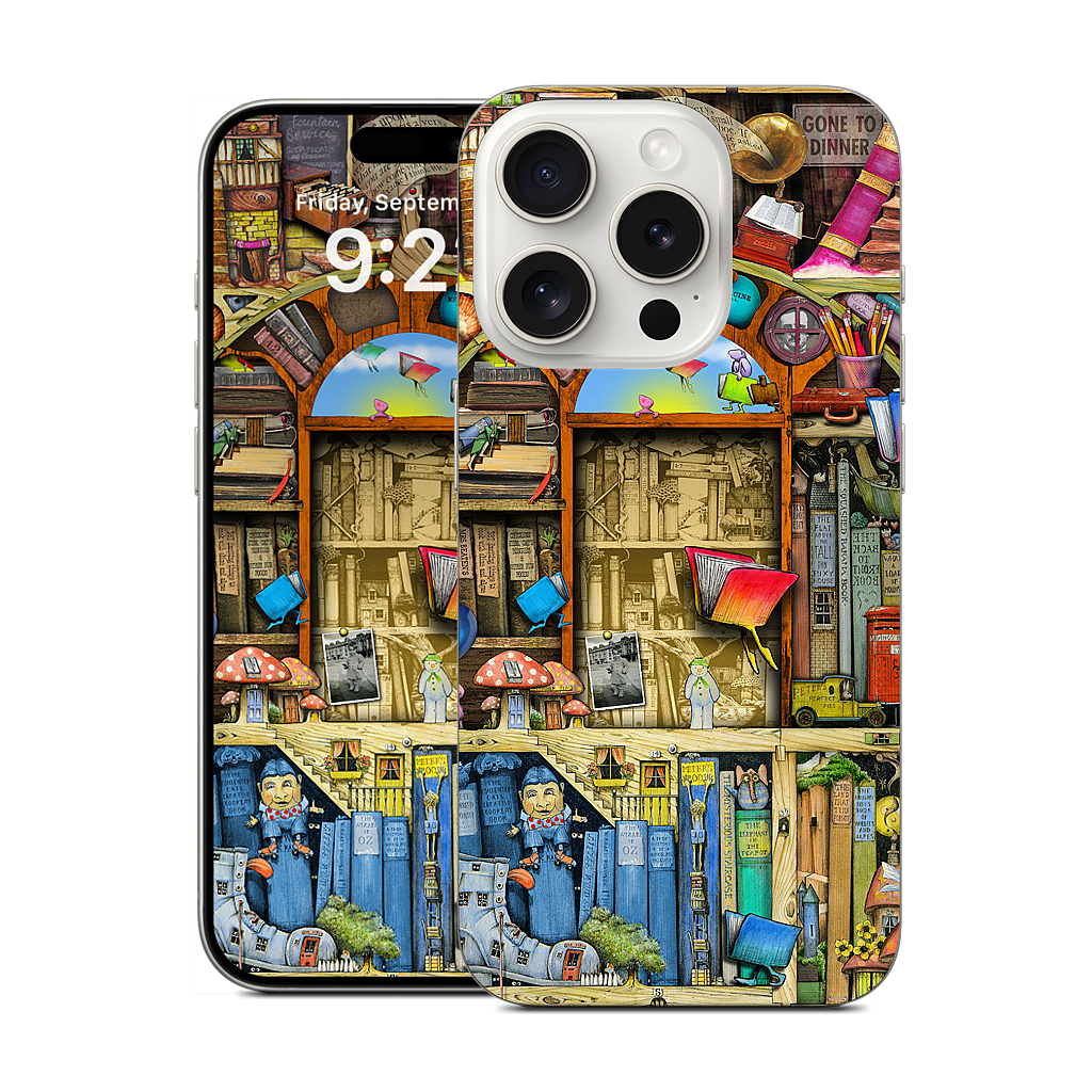 Bookshelf 2b iPhone Skin