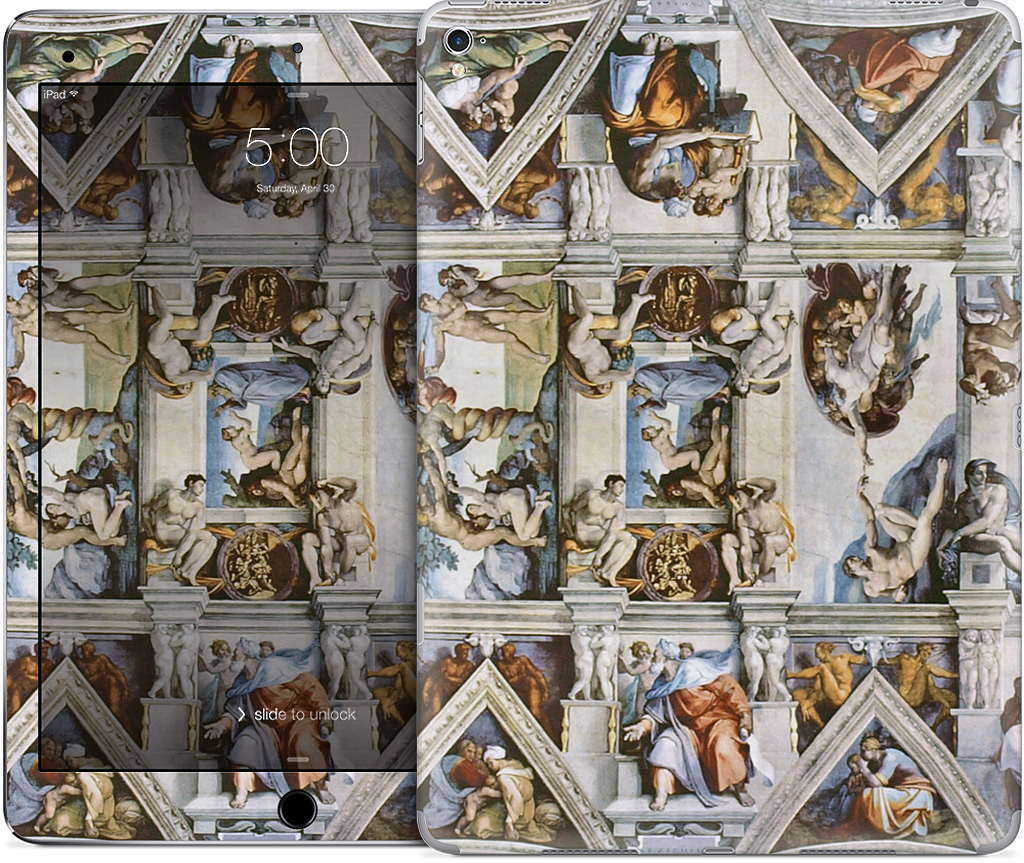 Cappella Sistina Ceiling iPad Skin