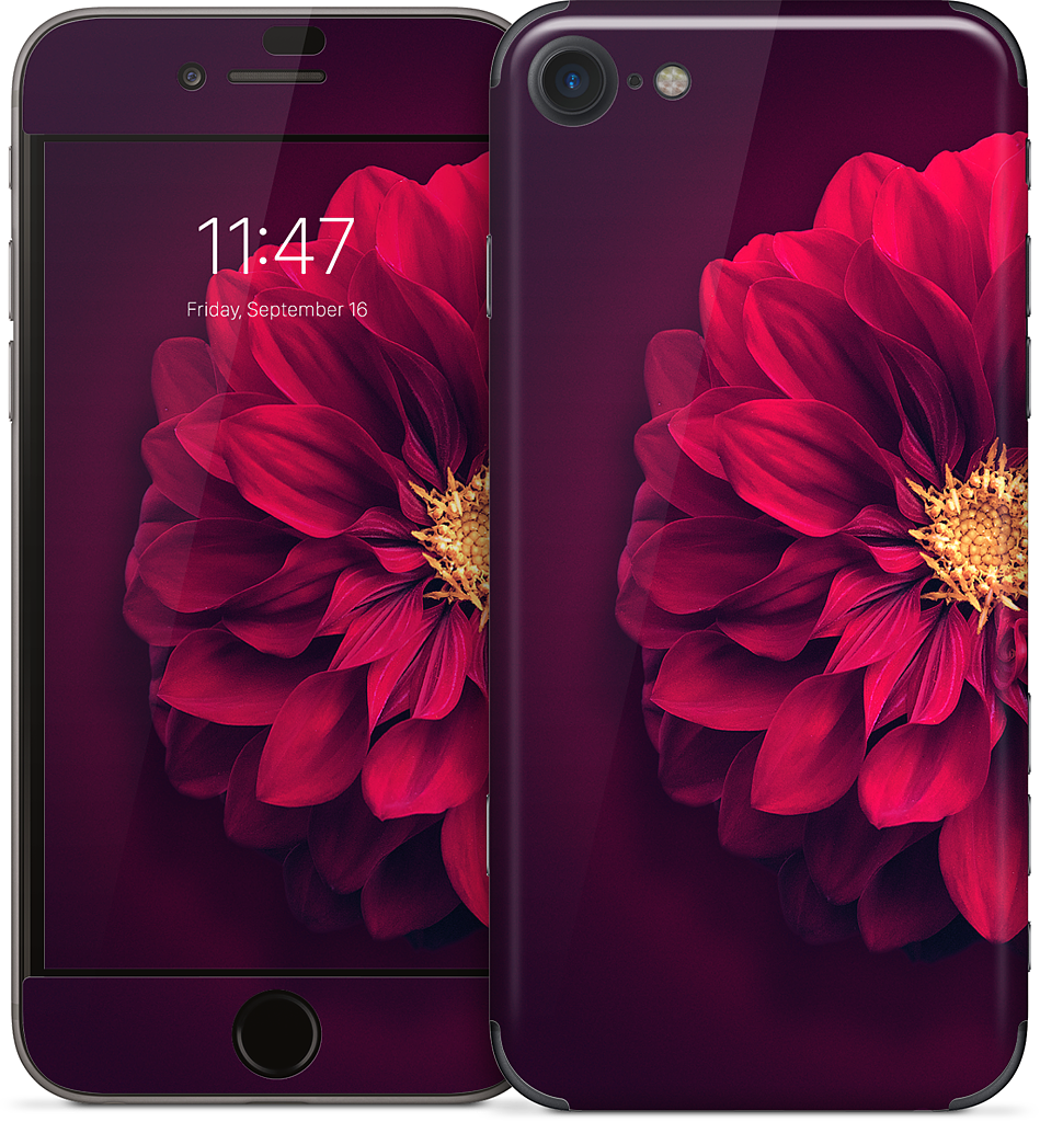 Red Bloom iPhone Skin