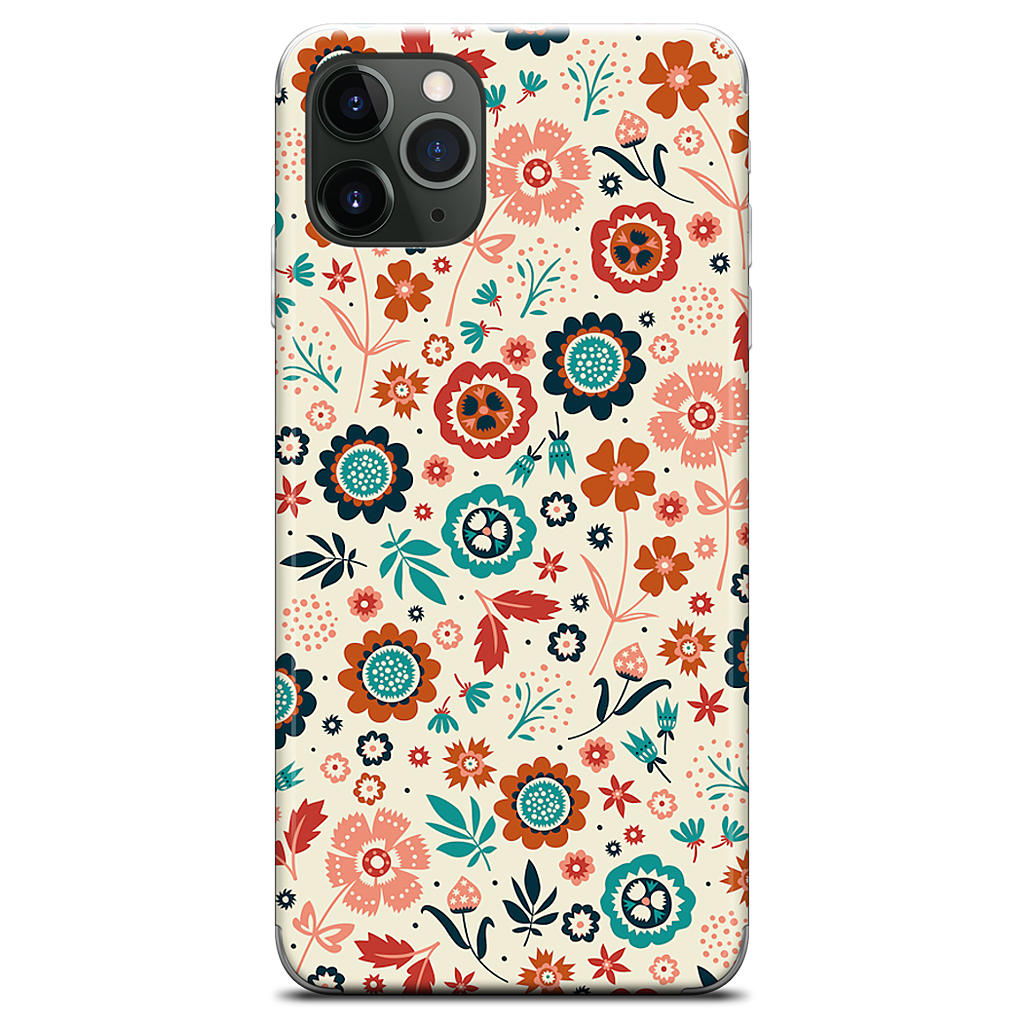 Folk Flowers iPhone Skin