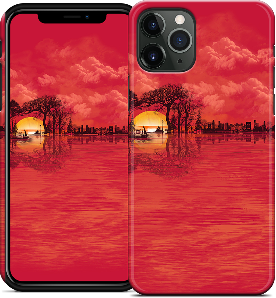 Musical Sunset iPhone Case