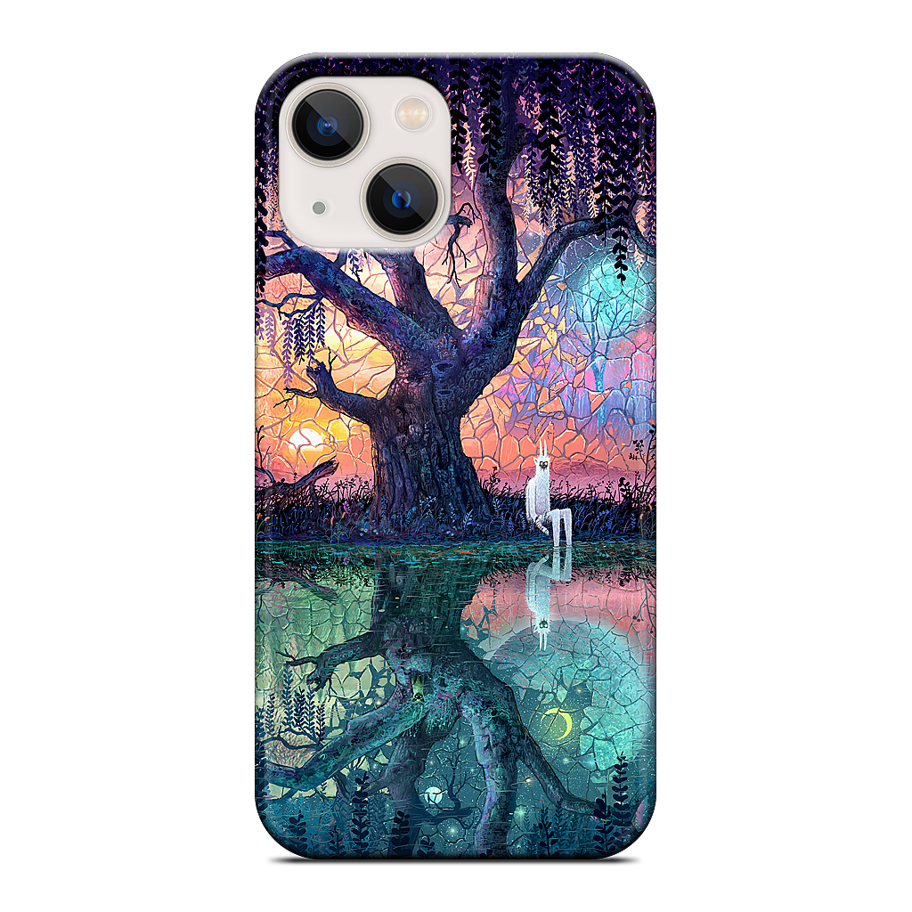 On the Banks of Broken Worlds iPhone Case