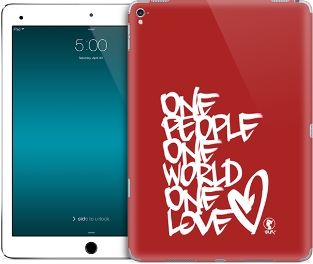 One People, One World, One Love iPad Skin