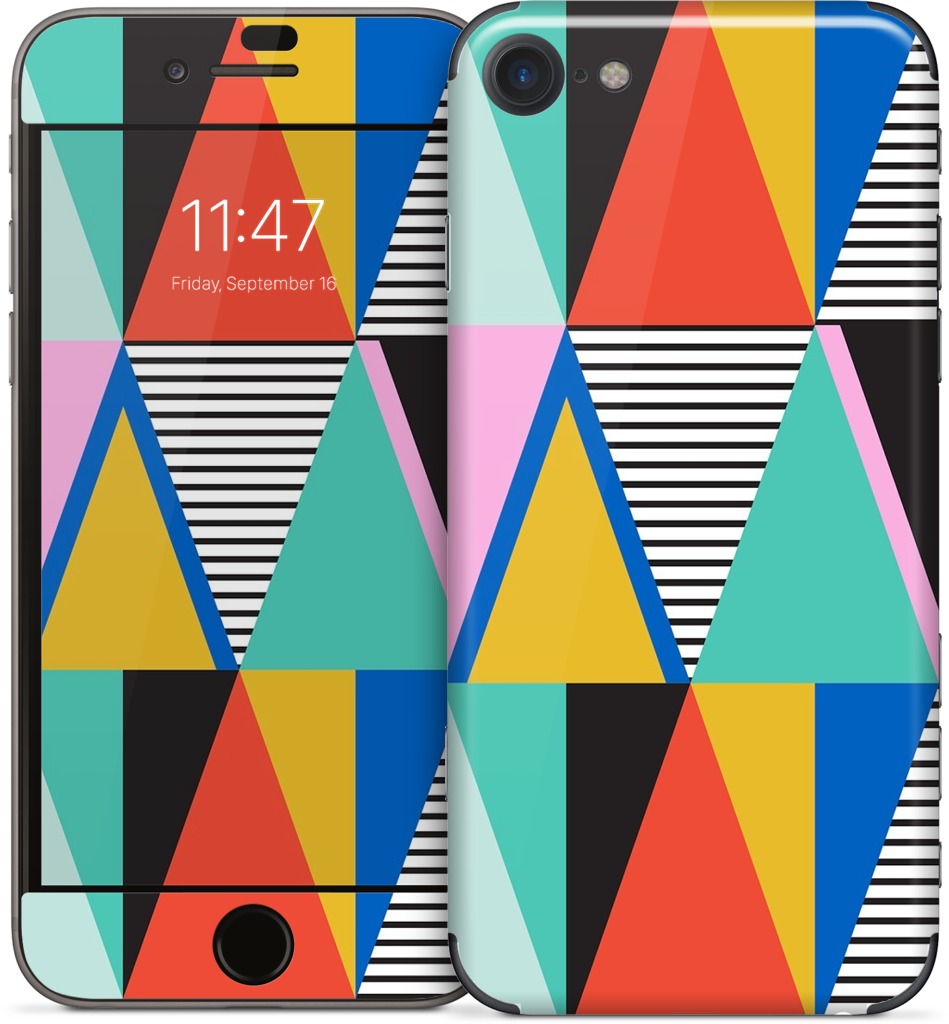 Graphic Triangles iPhone Skin