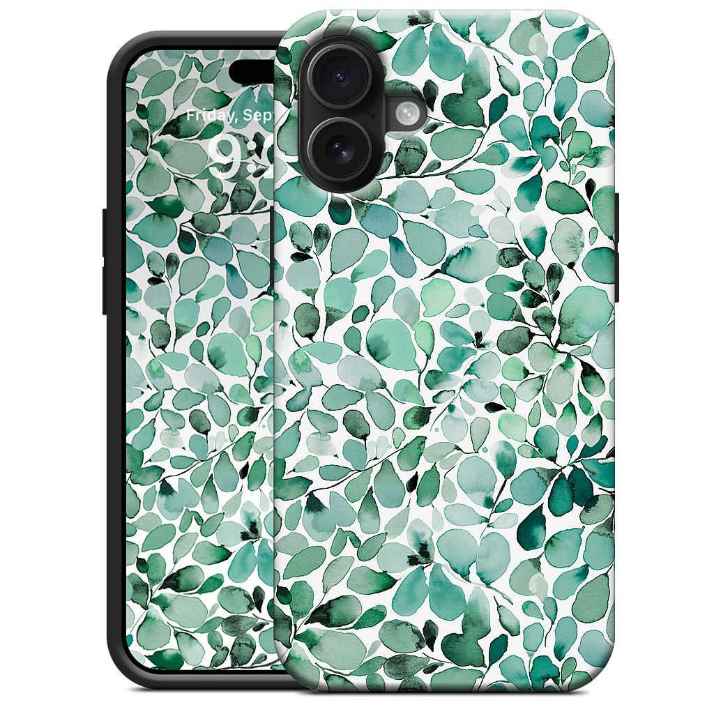 Eucalyptus Leafy Green iPhone Case