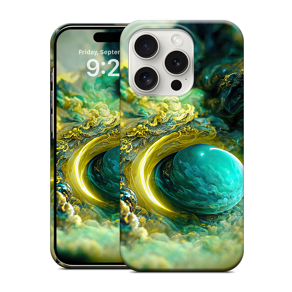 Planetary Accretion iPhone Case