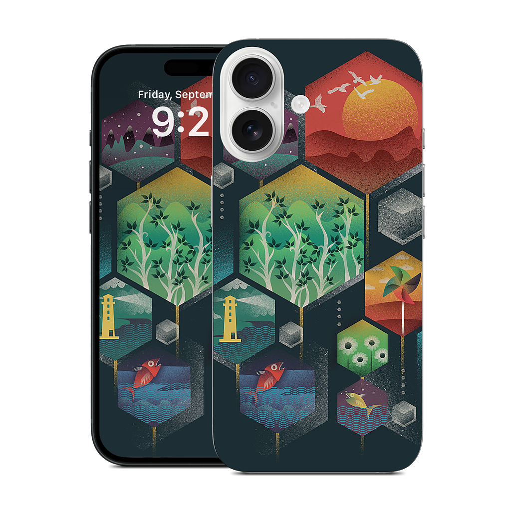 Geometrical Wonders iPhone Skin