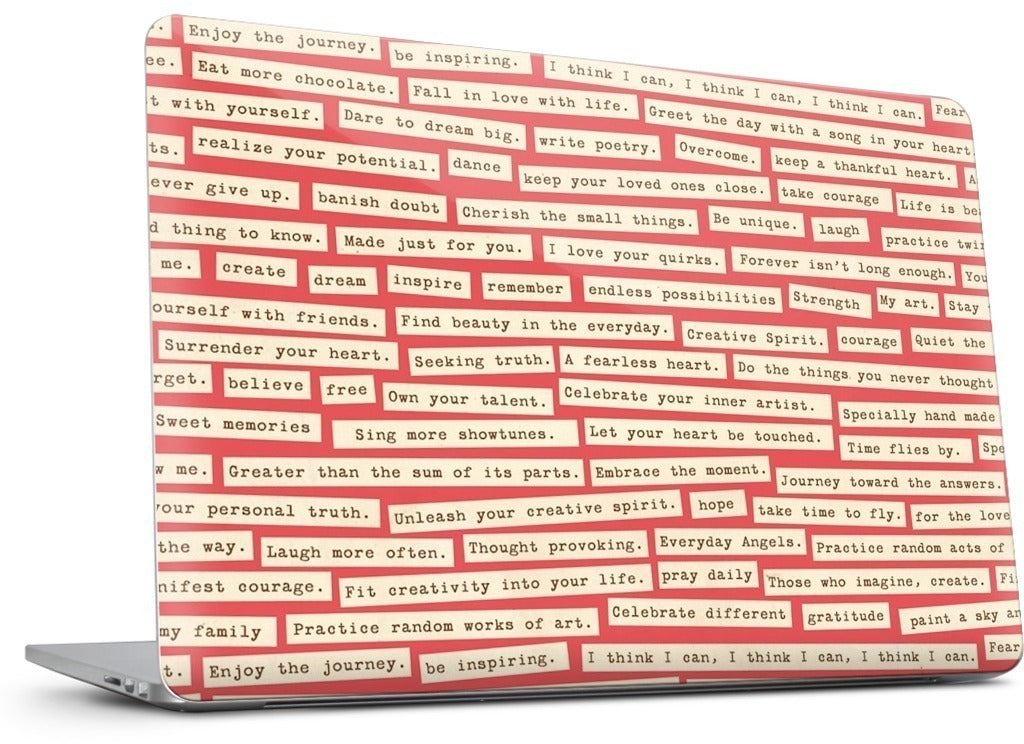 Happy Thoughts MacBook Skin