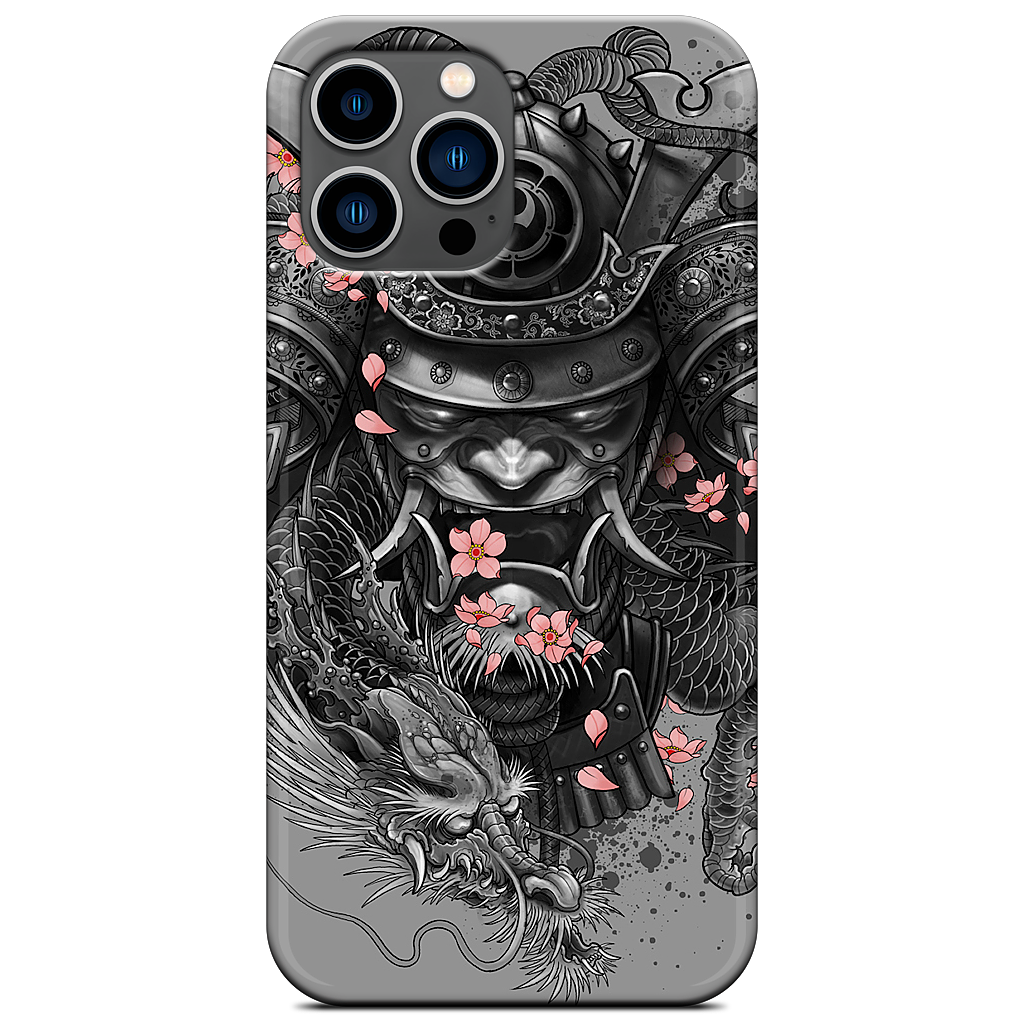 Samurai Dragon iPhone Case