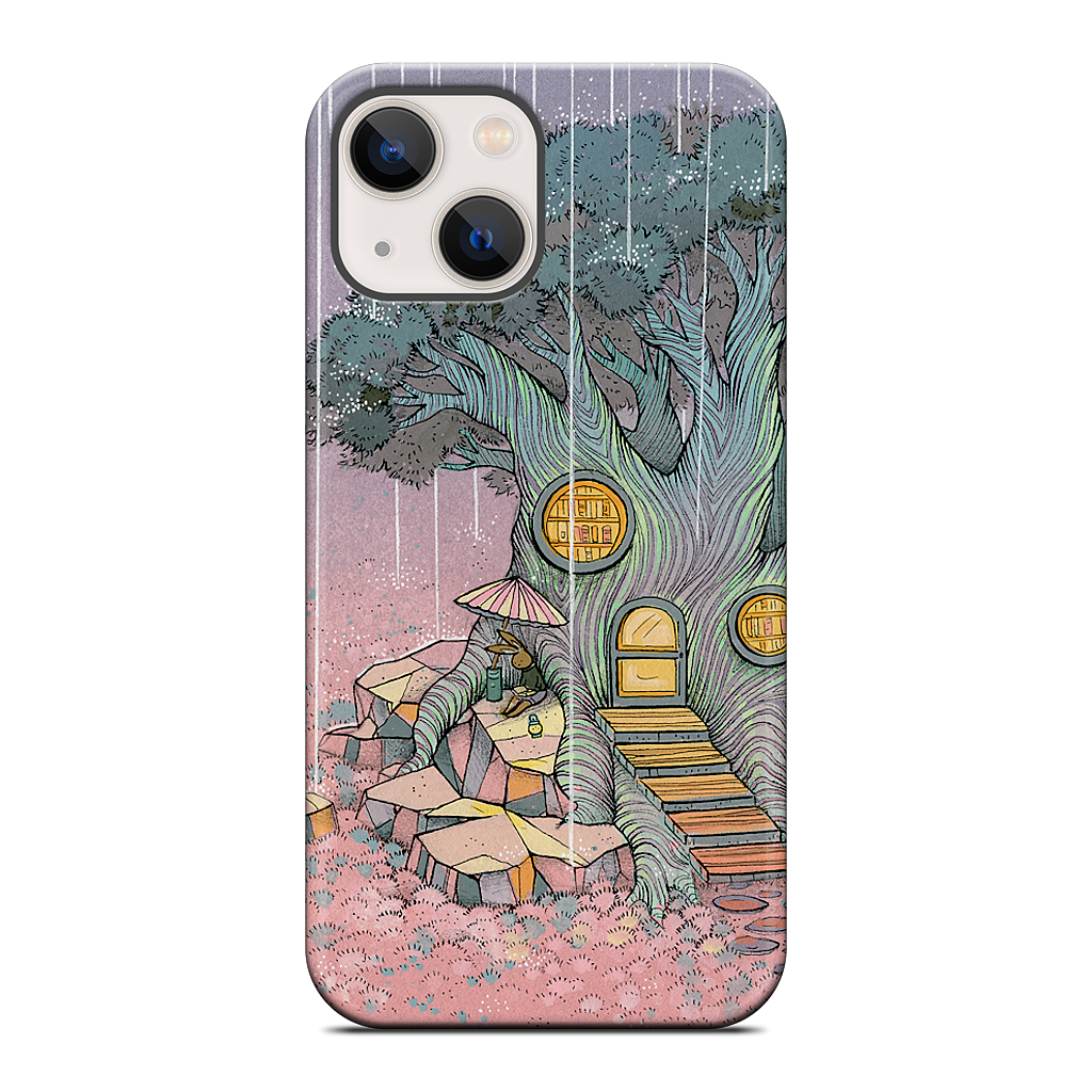 Rainy Day In The Library iPhone Case