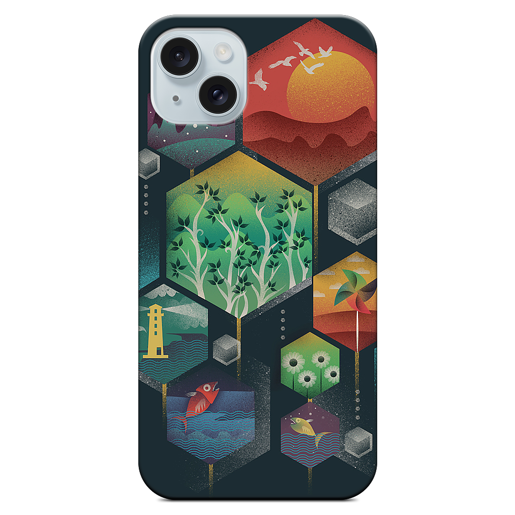 Geometrical Wonders iPhone Case