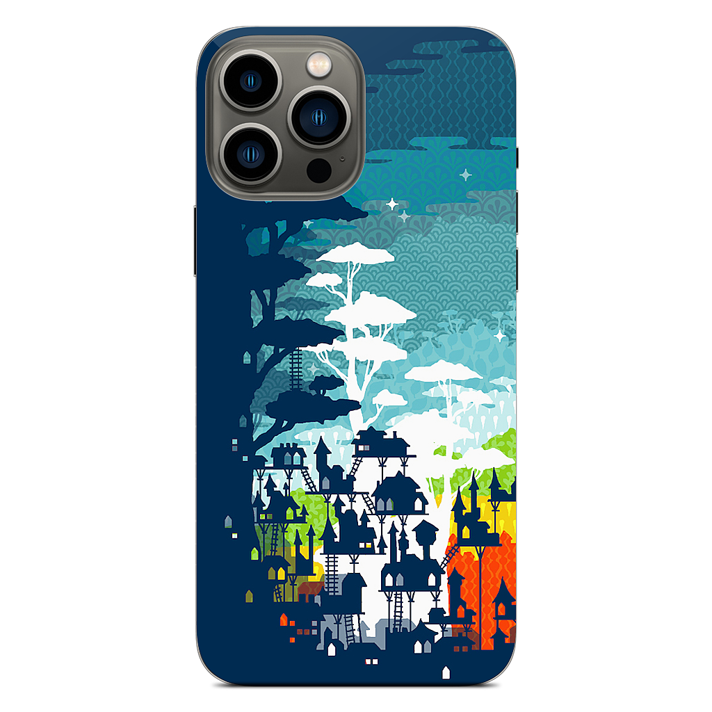 Rainforest City iPhone Skin