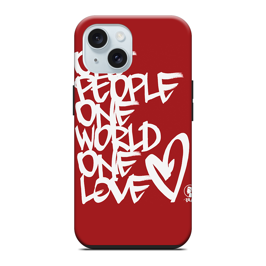 One People, One World, One Love iPhone Case