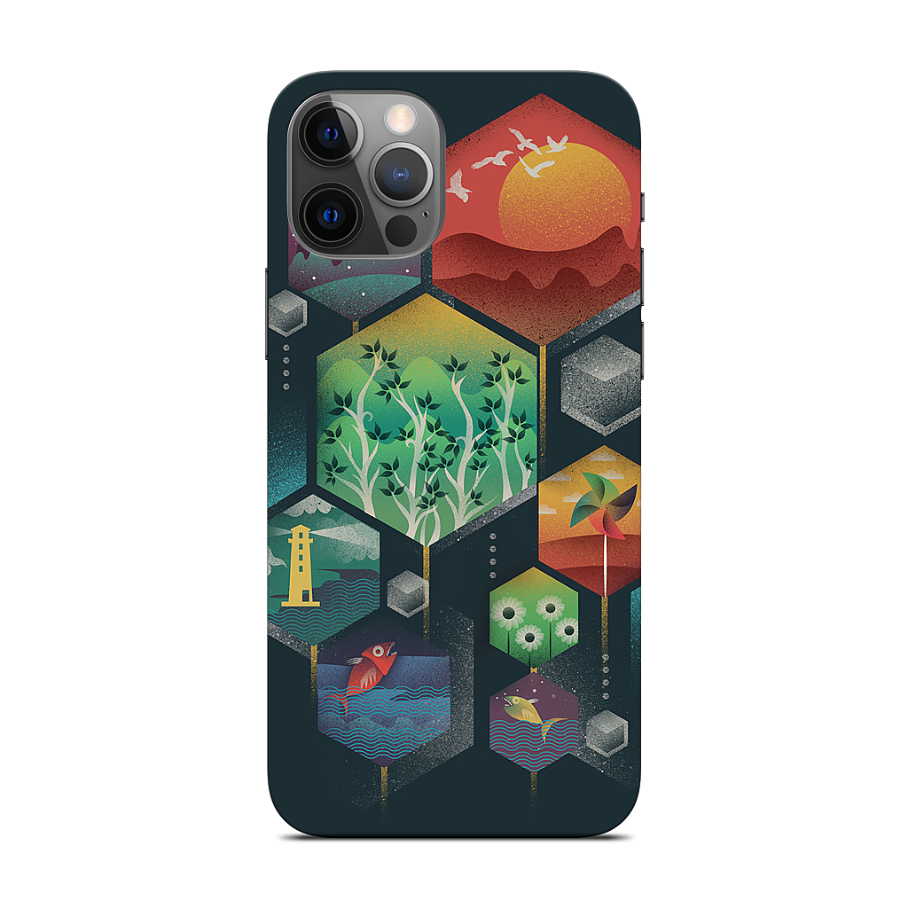 Geometrical Wonders iPhone Skin