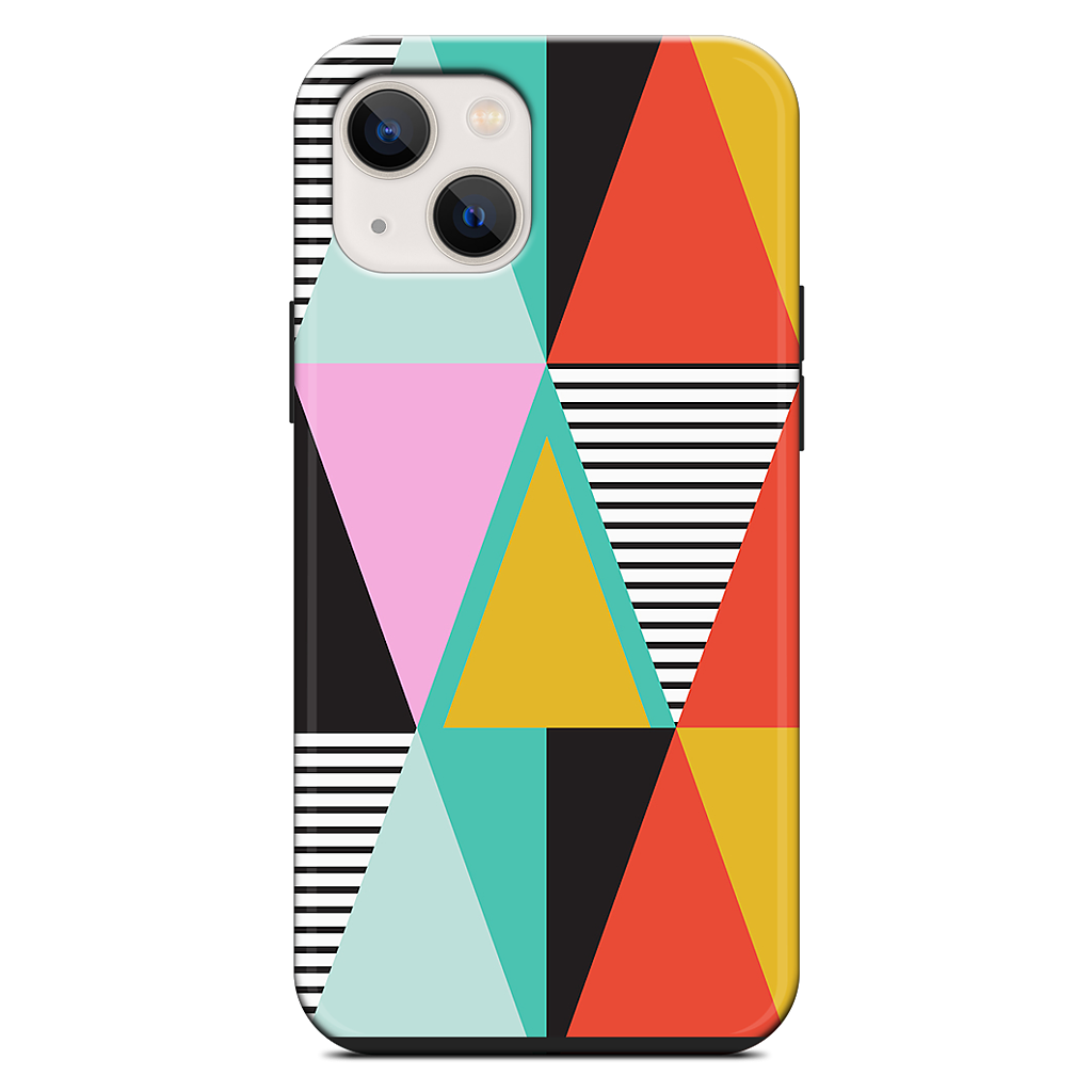 Graphic Triangles iPhone Case