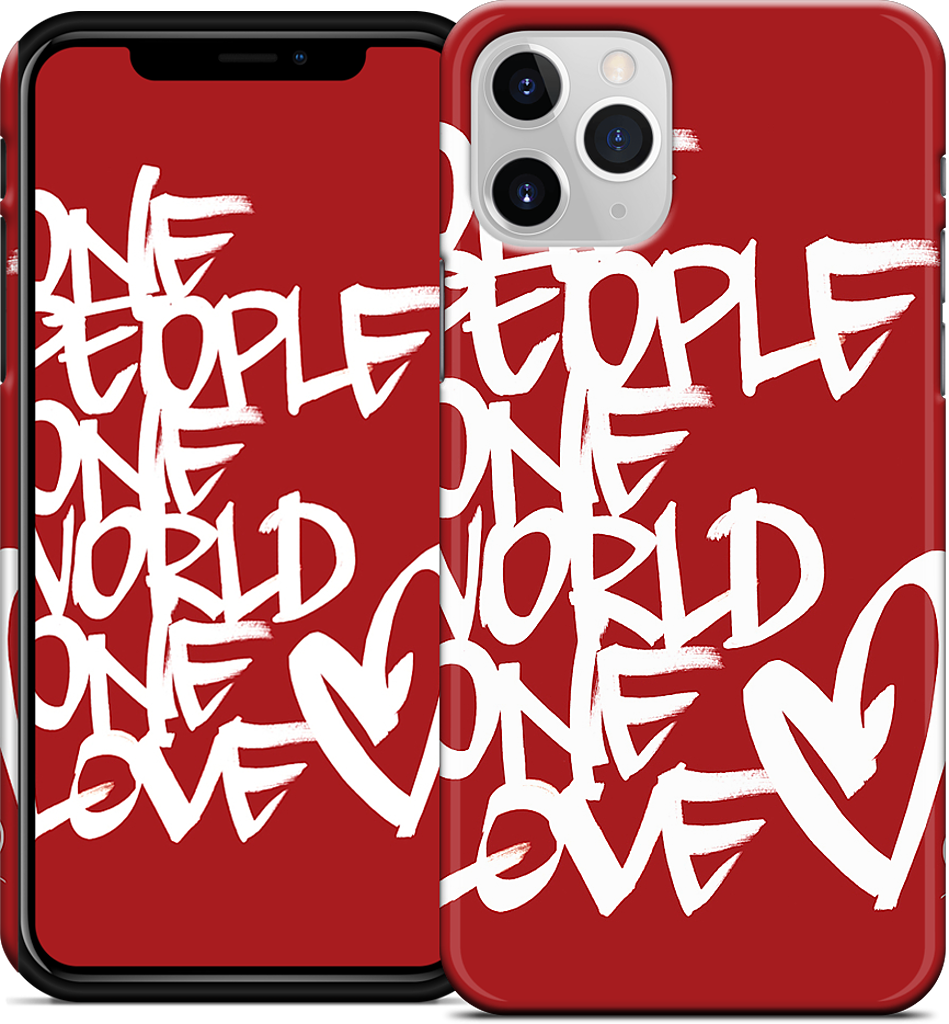 One People, One World, One Love iPhone Case