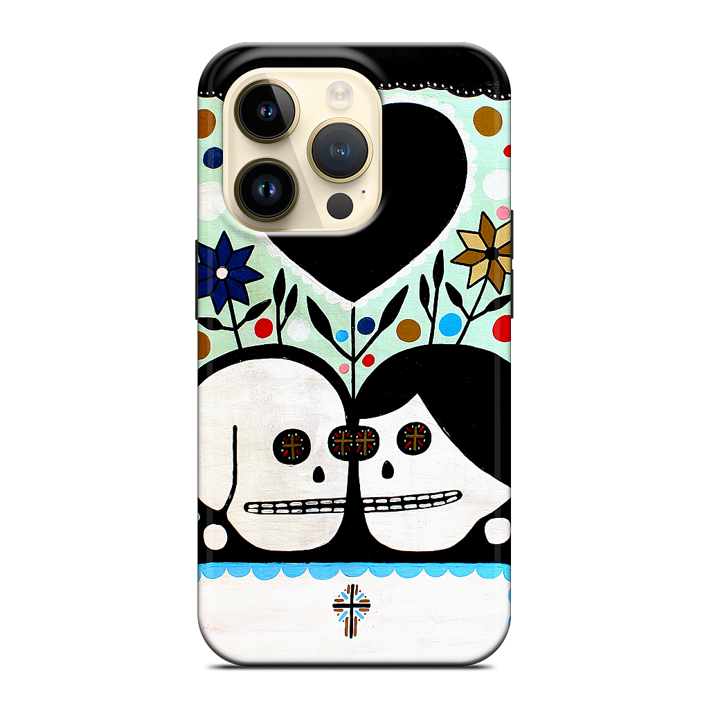 In The Garden With My Love iPhone Case
