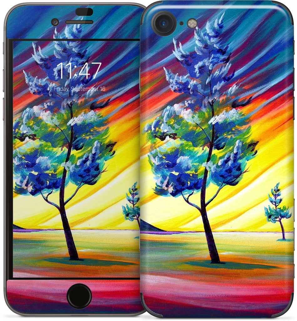 Thick Frost Sunset Glow iPhone Skin