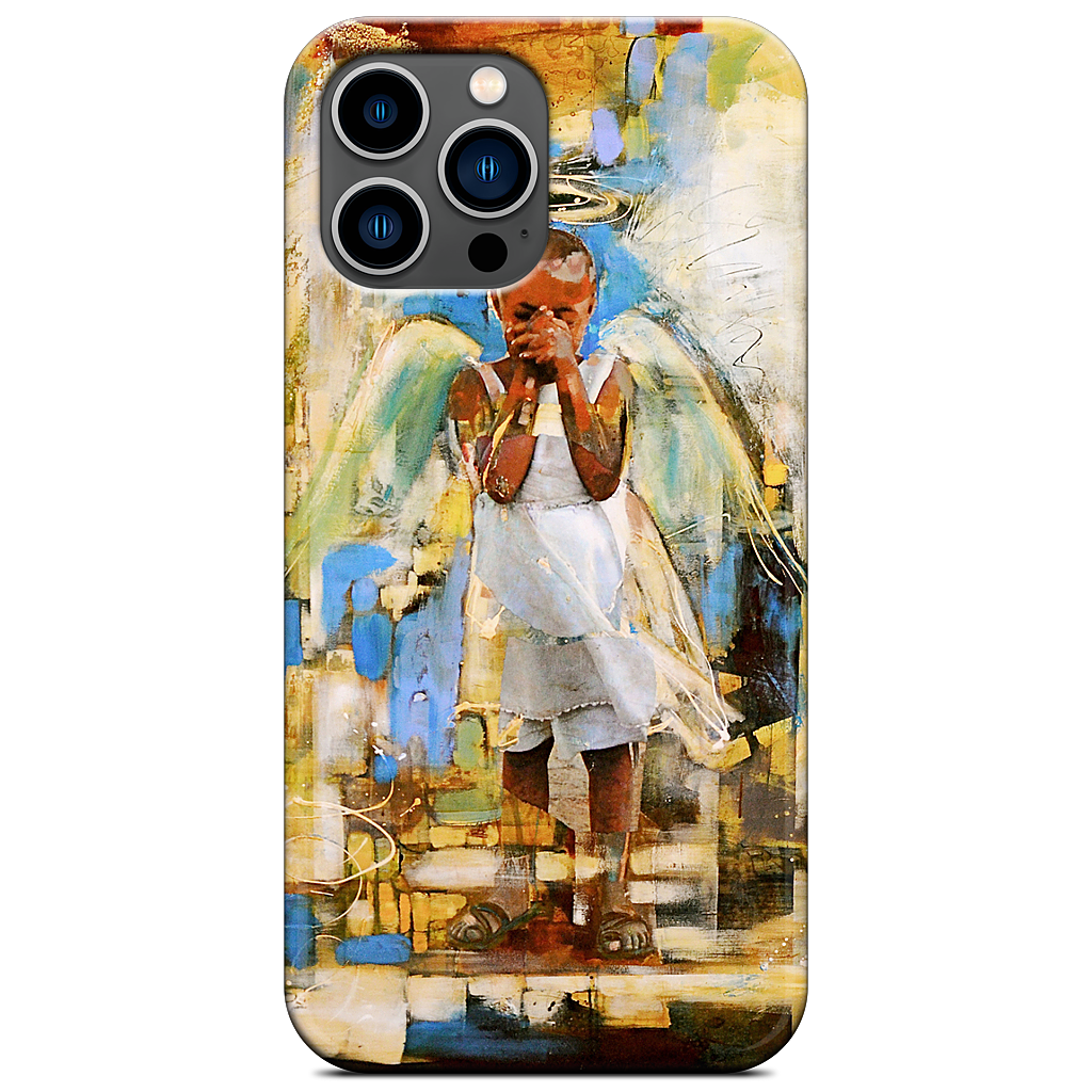 Shy Angel iPhone Case