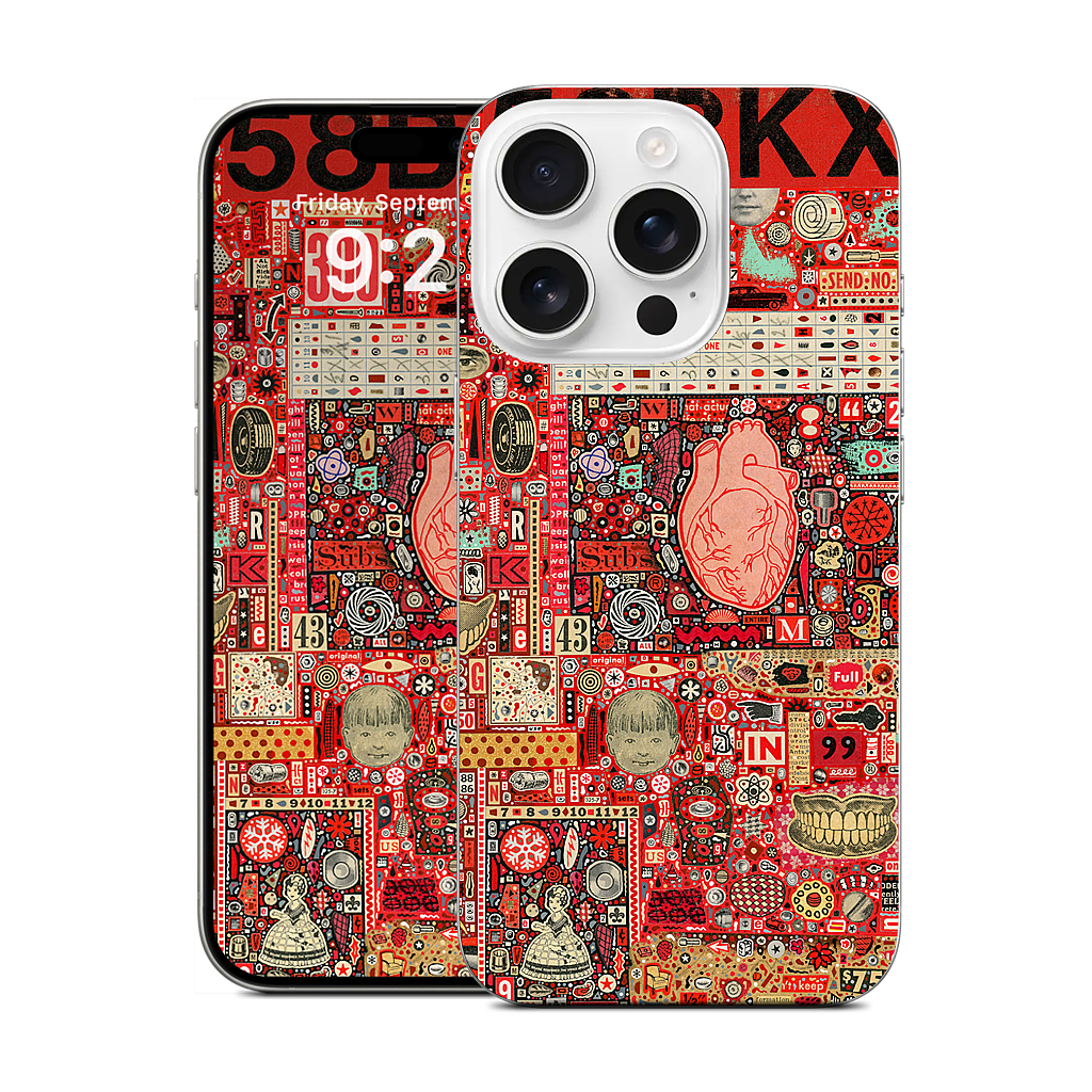 Big Numbers - Heart and Teeth iPhone Skin
