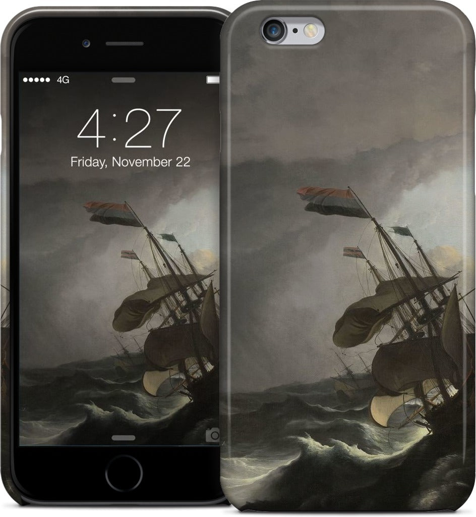 Warships During a Storm iPhone Case