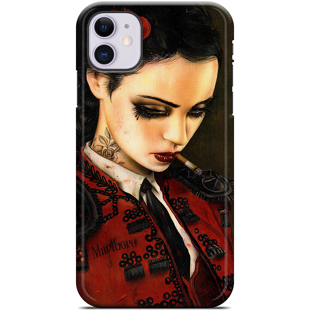 Bull Fight Her iPhone Case