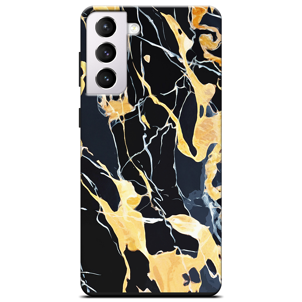 Black Marble Samsung Case