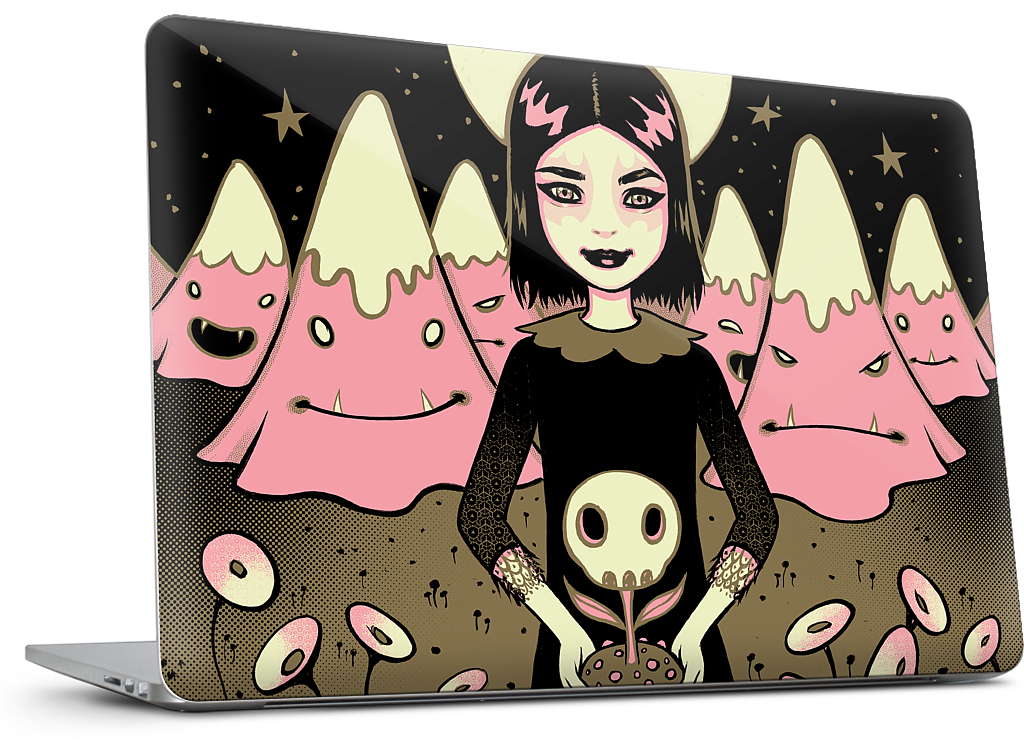 Moon Girl MacBook Skin