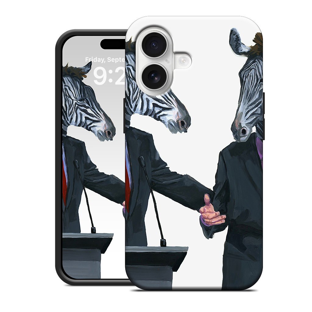 Education, The Commerce And Let's See... iPhone Case