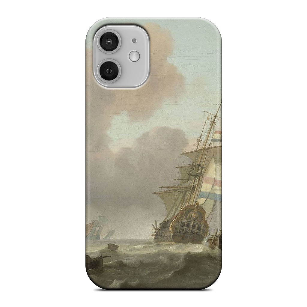 Ships in Choppy Sea iPhone Case