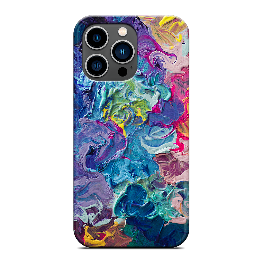 Rainbow Flow Abstract iPhone Case