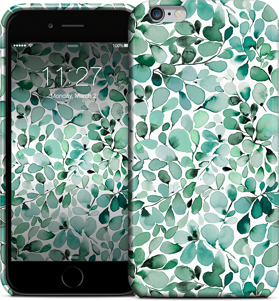 Eucalyptus Leafy Green iPhone Case