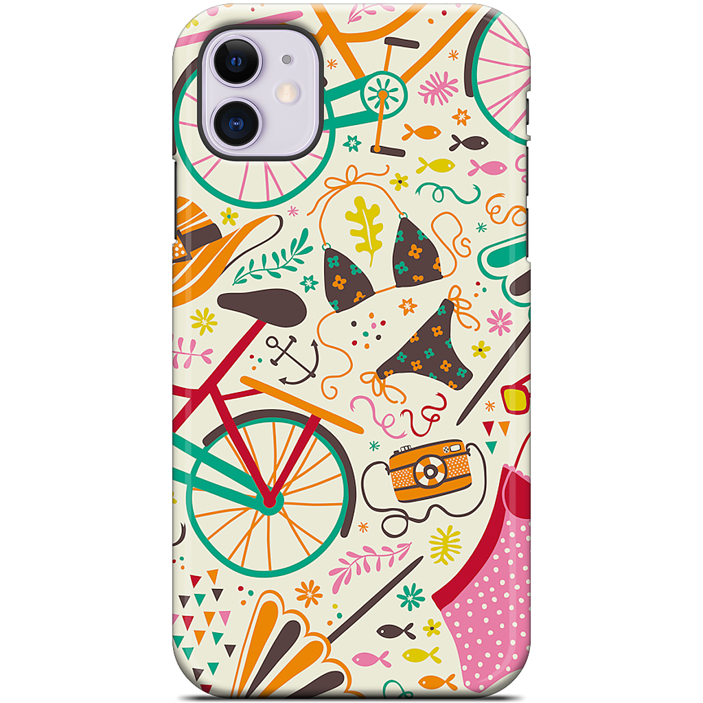 Seaside Cycle iPhone Case
