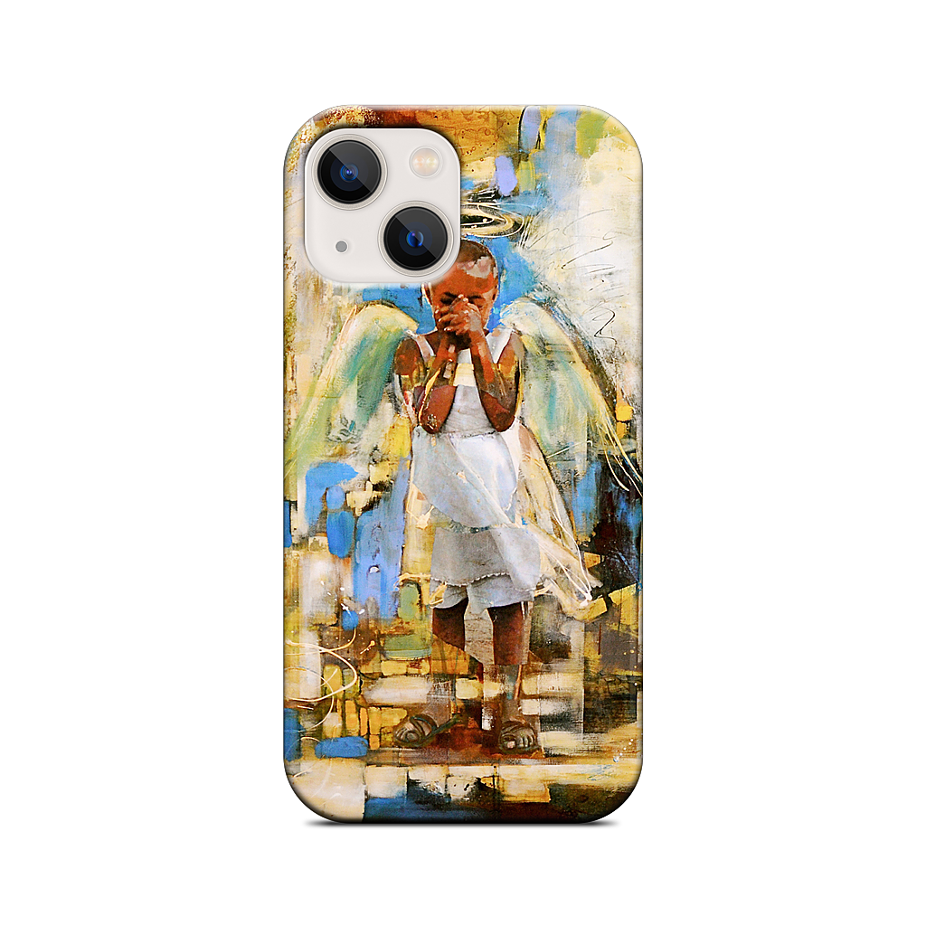 Shy Angel iPhone Case