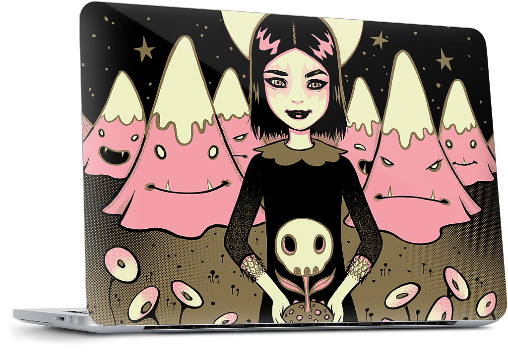 Moon Girl MacBook Skin