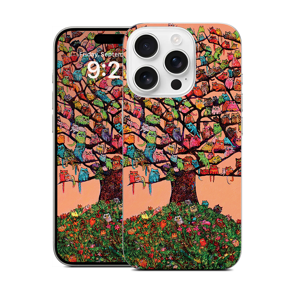 "Meau Tree" iPhone Skin