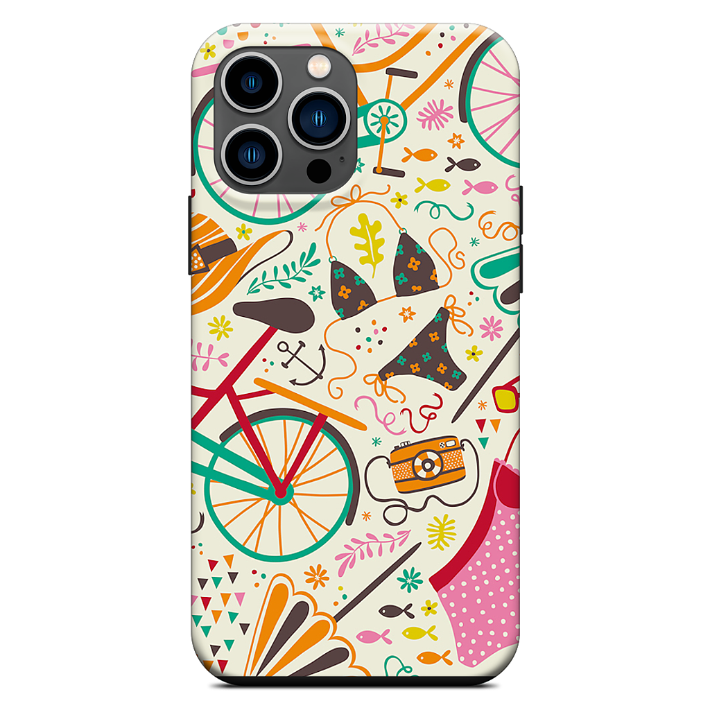 Seaside Cycle iPhone Case