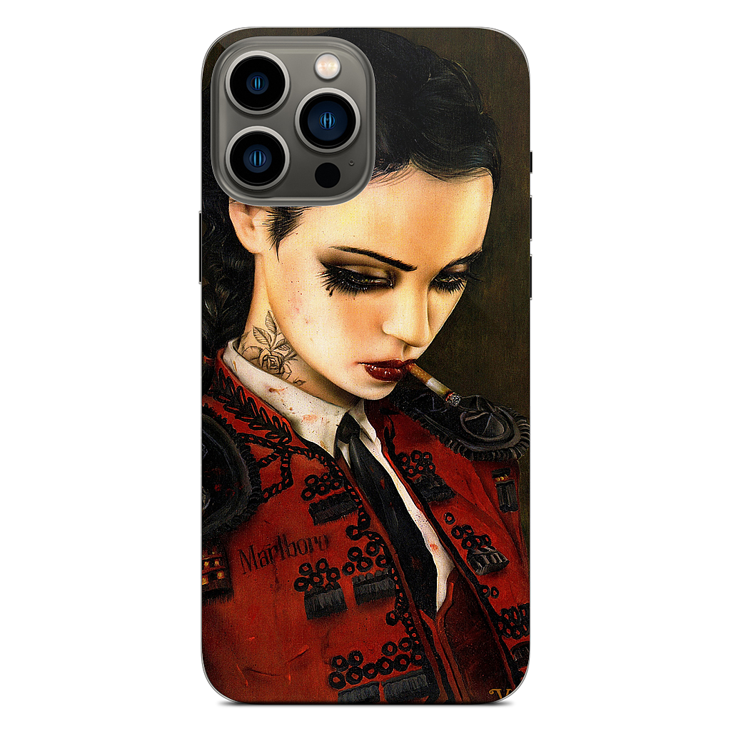 Bull Fight Her iPhone Skin